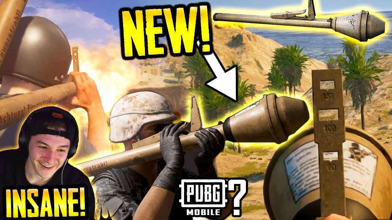 NEW WEAPON in PUBG! PANZERFAUST Rocket Launcher! (Maybe Mobile?)
