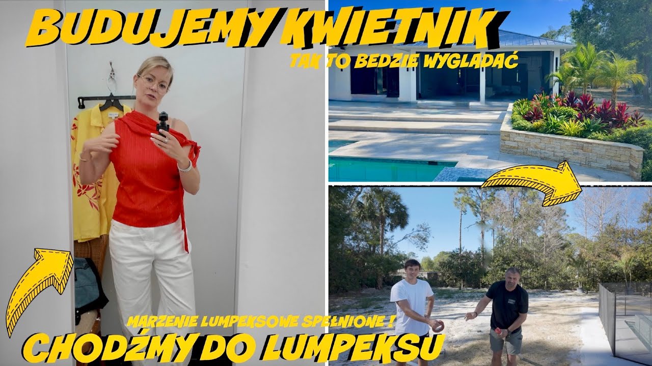 CHODŹMY DO LUMPEKSU! MOJE MARZENIE LUMPEKSOWE SPEŁNIONE! BUDUJEMY KWIETNIK!