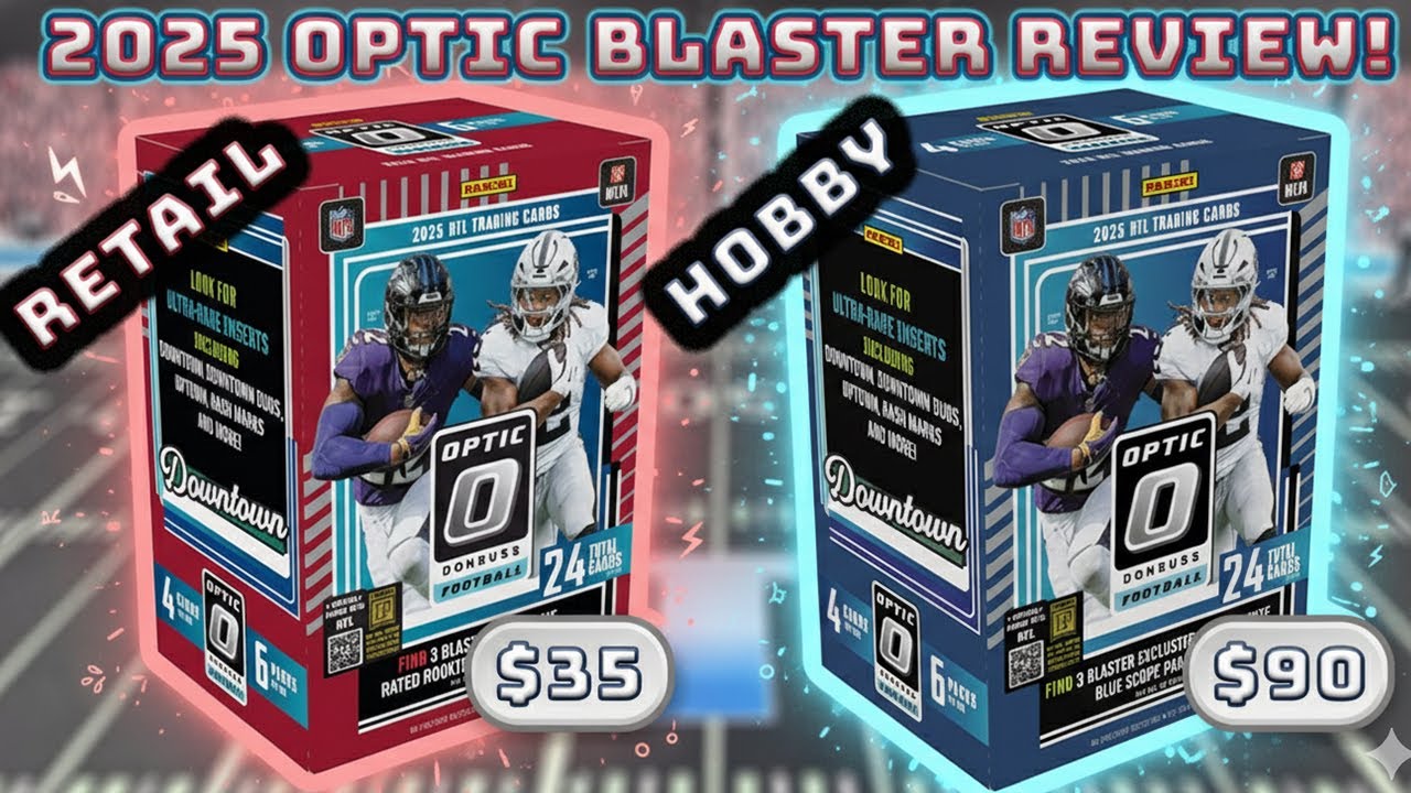 2025 Optic Football Hobby & Retail Blaster Comparison! We Found ROOKIE INK!