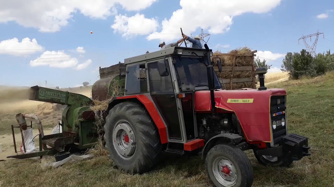 ANKARA/AKYURT KOZAYAĞI KÖYÜ HARMAN'DA MASSEEY FERGUSON 285'İN PATOZLA İMTİHANI.