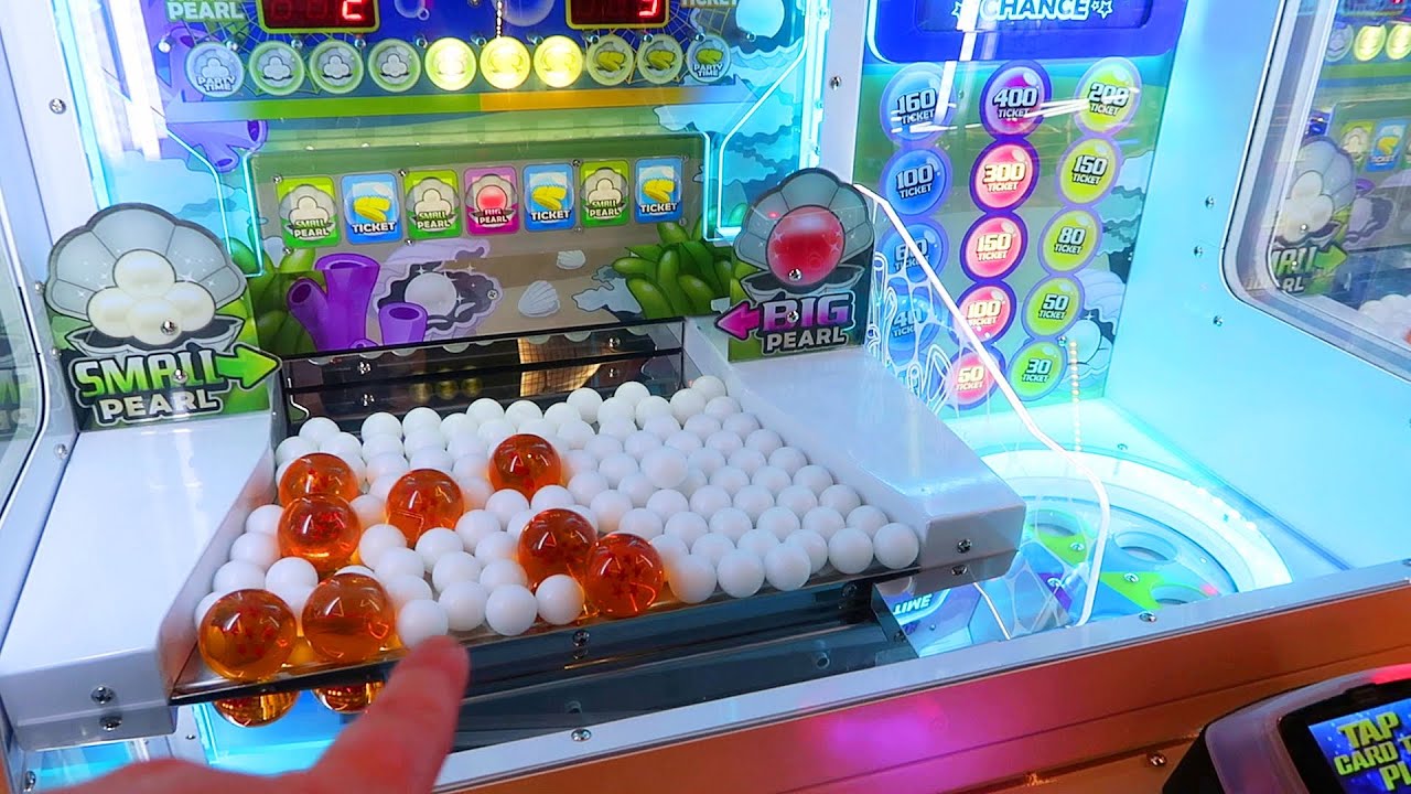 Pearl Fishery Arcade Game | Dragon Ball and Cool Mints Style Coin Pusher