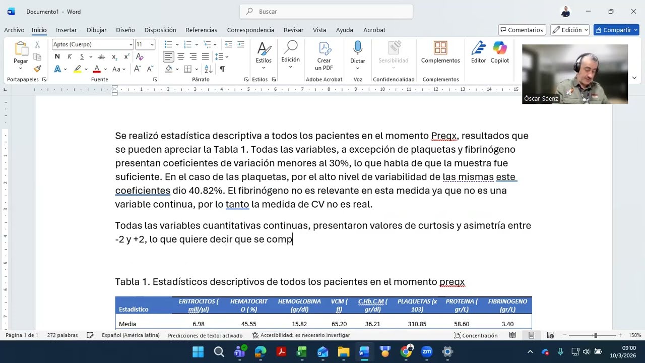 Recomendaciones para la memoria de análisis de datos