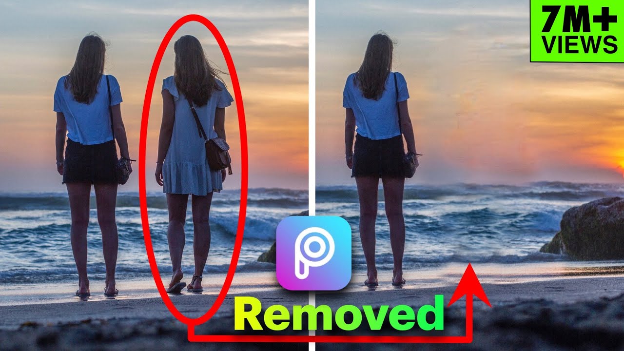 How to remove OBJECT/PERSON in PicsArt | how to erase something from a photo