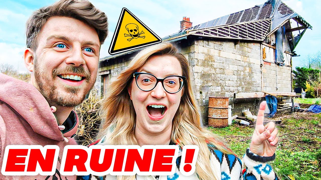 On ach&egrave;te une MAISON qui tombe en RUINE ! HISTOIRE INCROYABLE ! TRAVAUX RENOVATION MAISON EP 1