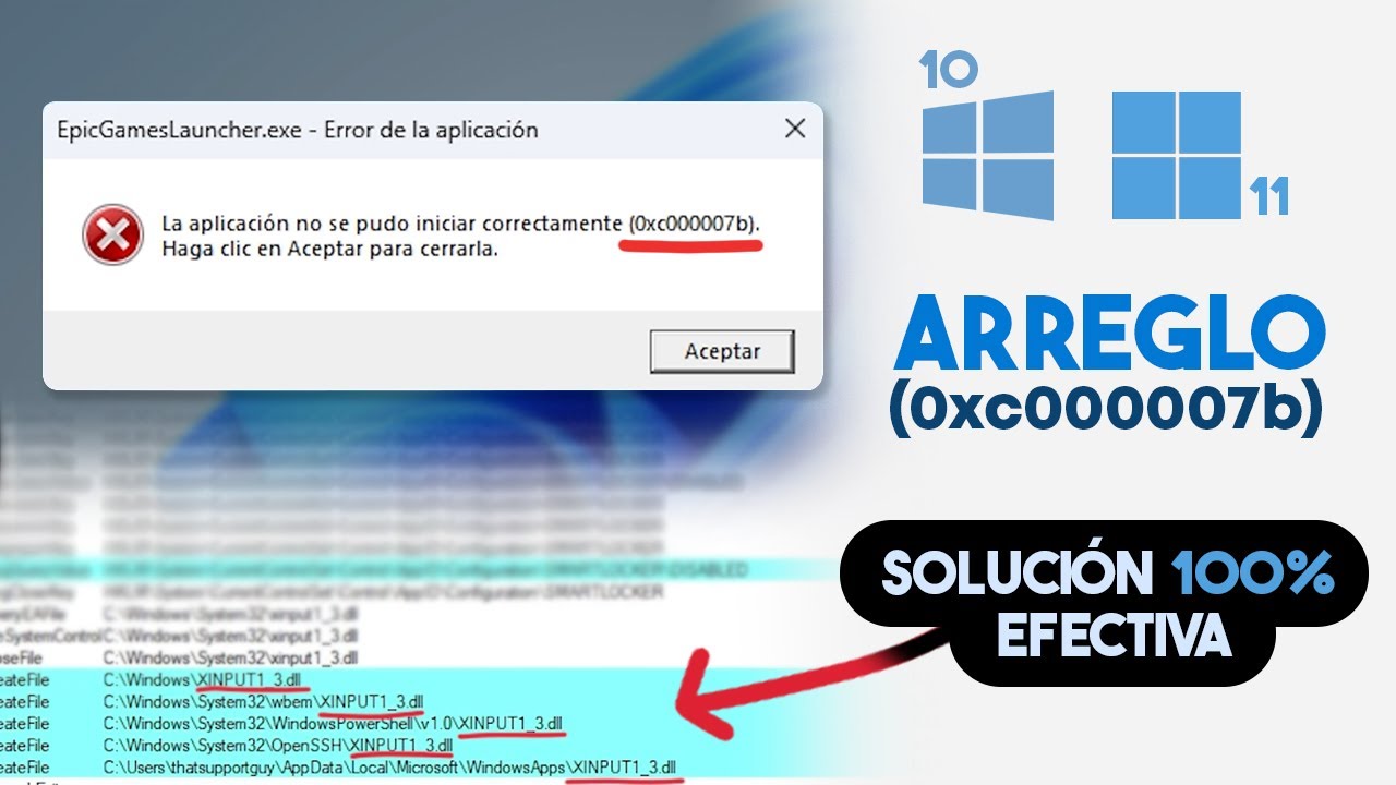 Cómo solucionar el ERROR 0xc00007b | ¡Solución garantizada!