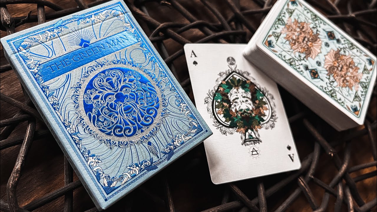 Green Man Winter Edition - Jocu Playing Cards - Deck Review!