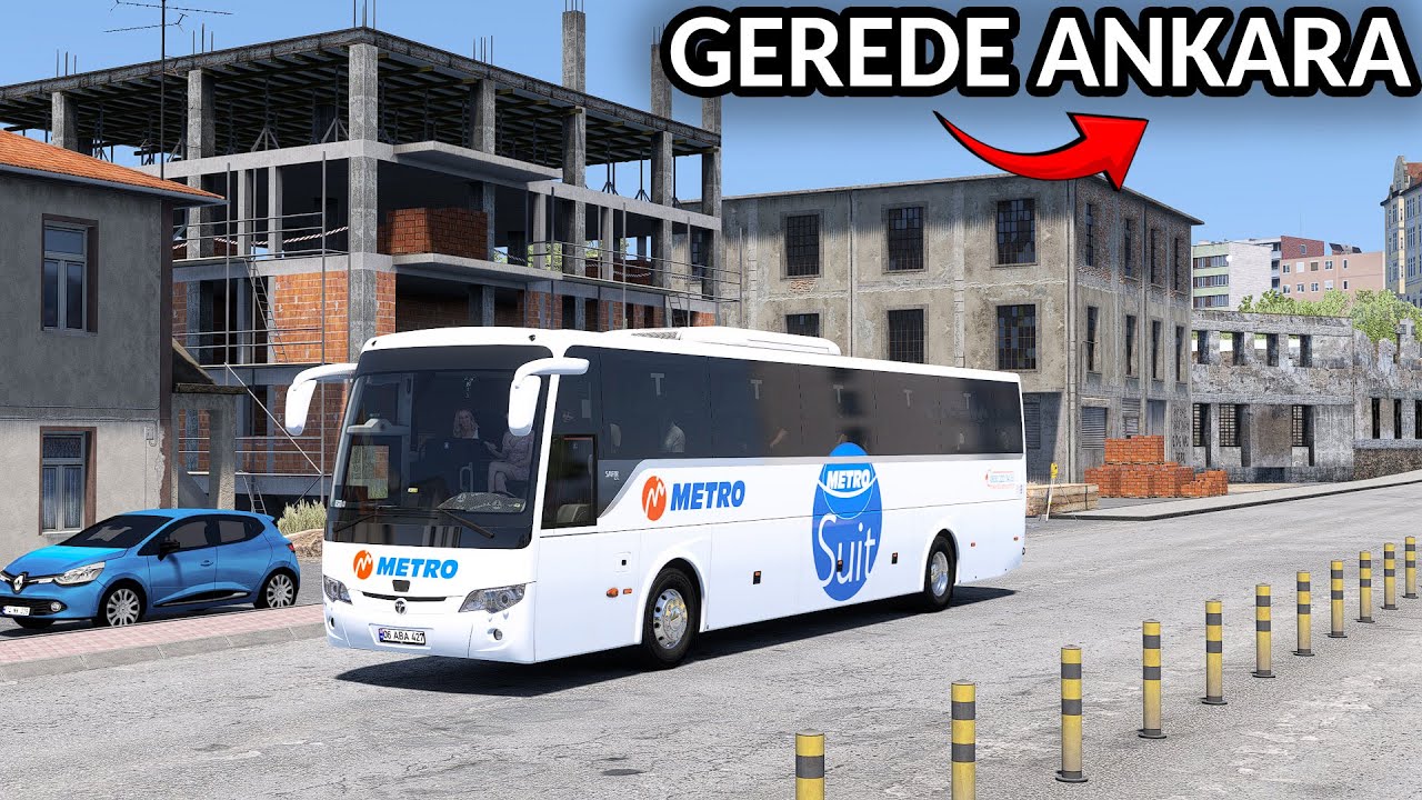 Gerede - Ankara Seferi | Temsa Safir Plus | Road to Heavy v1.2 | ETS 2 1.56 Türkiye Haritası