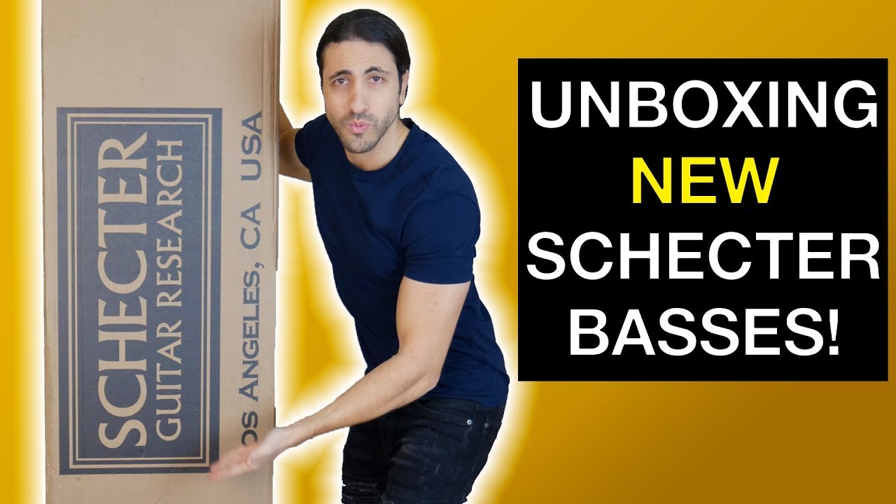 UNBOXING NEW SCHECTER BASSES!