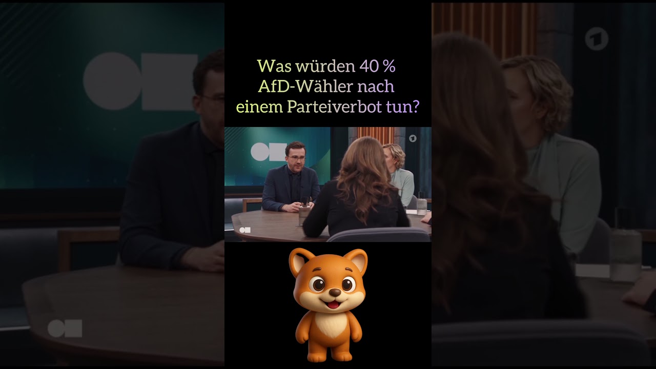 Was w&uuml;rden 40 % AfD-W&auml;hler nach einem Parteiverbot tun?