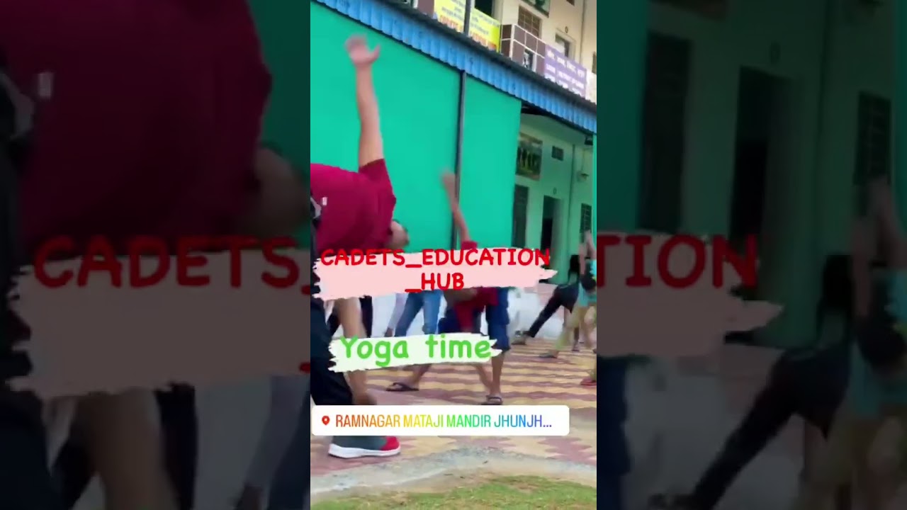 Yoga Time||#bestcoachinginstitute #bestschool #education #jhunjhunu #military #militaryschool #rimc