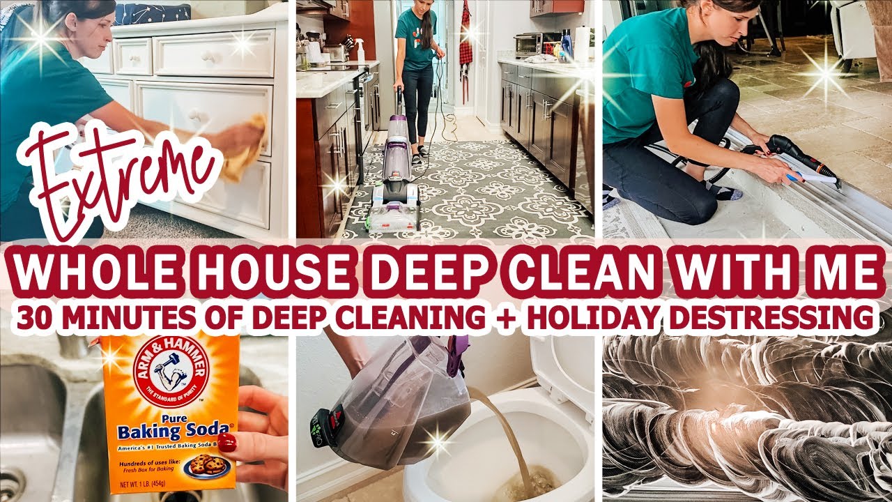 *NEW* EXTREME DEEP CLEAN WITH ME | HOW I DESTRESS AROUND THE HOLIDAYS | CHRISTMAS 2022