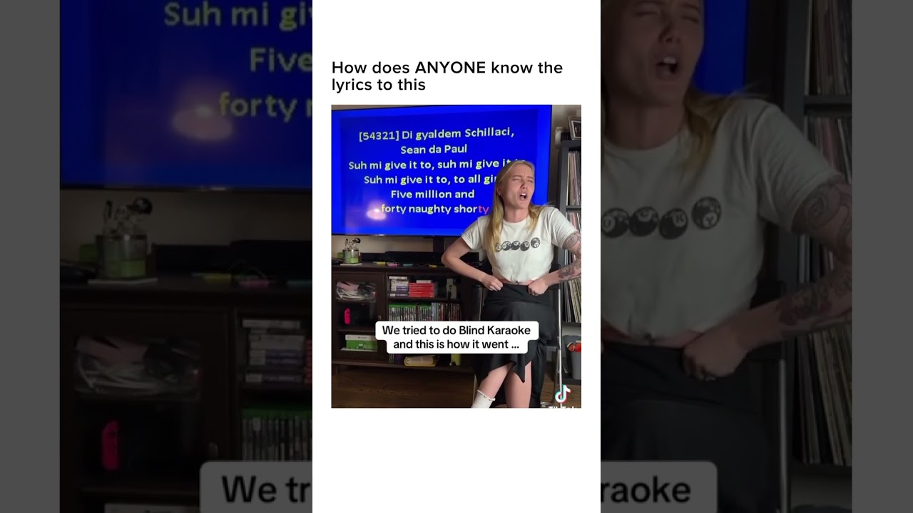 She is INSANE #viral #trending #trendingshorts #music #shortvideo #shorts #karaoke #funny #lyrics