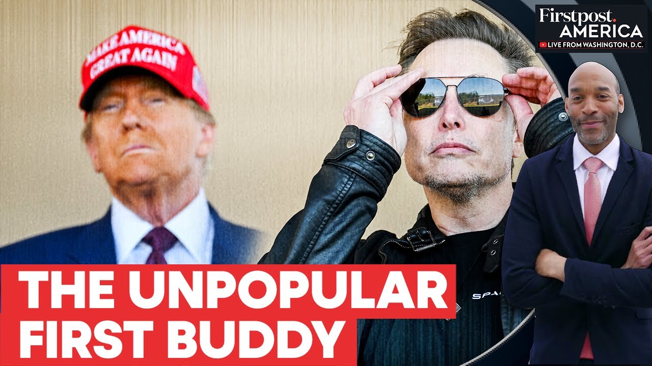 Elon Musk's Popularity Decline after Taking Over Trump's DOGE | Firstpost America | N18G