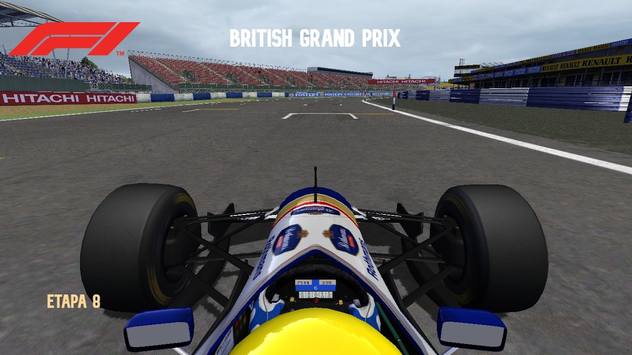 F1 1994 British Grand Prix | Ayrton Senna Onboard Lap