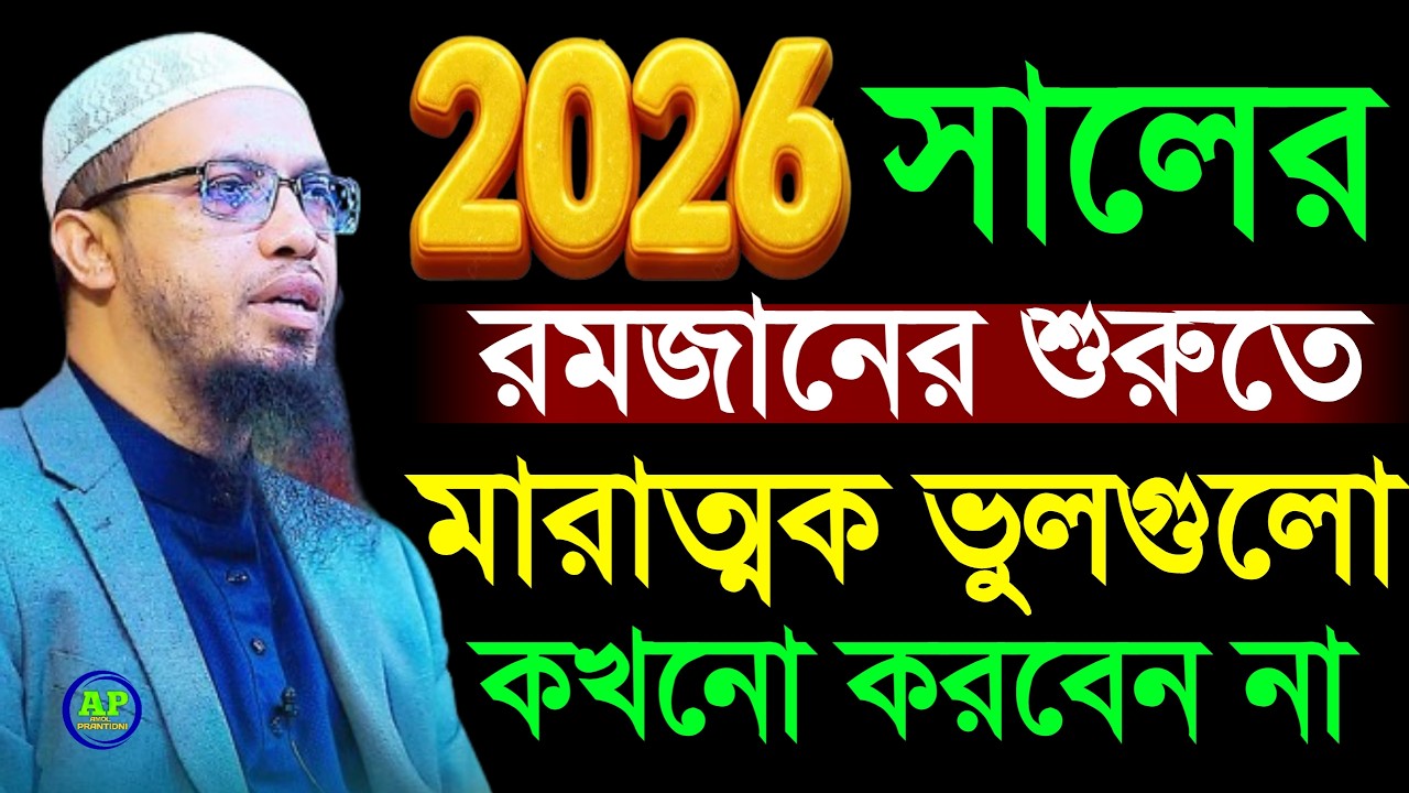 2026 সালের রমজানের শুরুতে মারাত্মক ভুল গুলোে কখনো করবেন না । Shaikh Ahmadullah শায়খ আহমাদুল্লাহ,