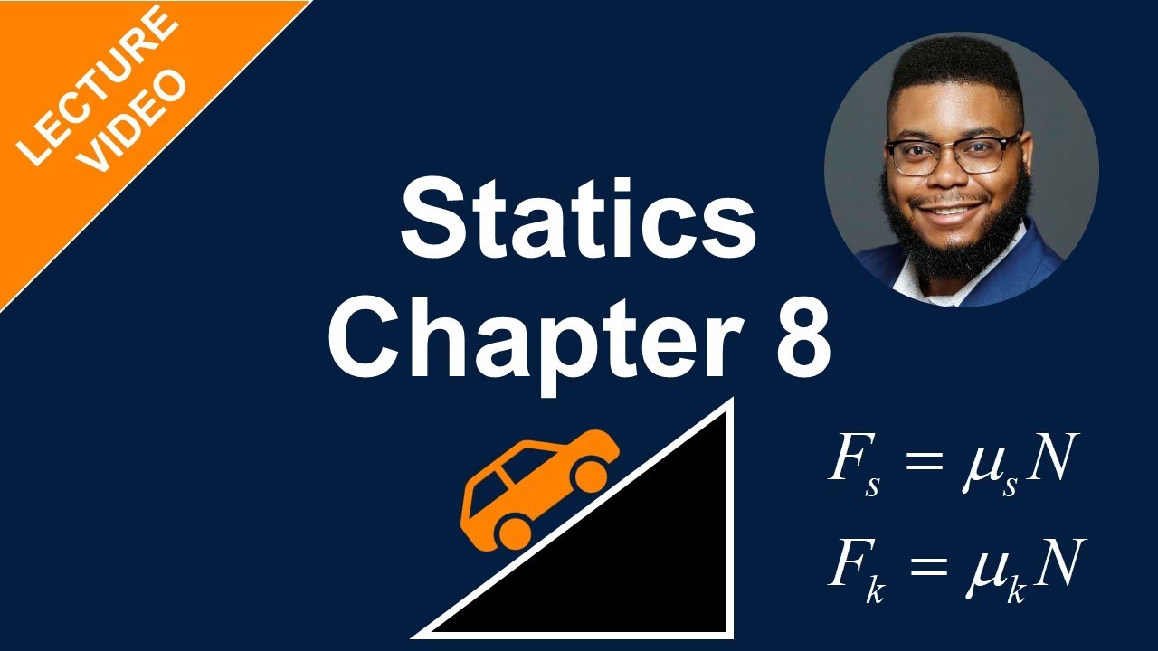Friction (Statics 8.1-8.2)