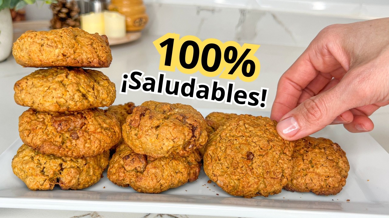 &iexcl;Adictivas! Galletas de Avena y Zanahoria 🥕🍪La Receta Saludable que Todos Est&aacute;n Probando