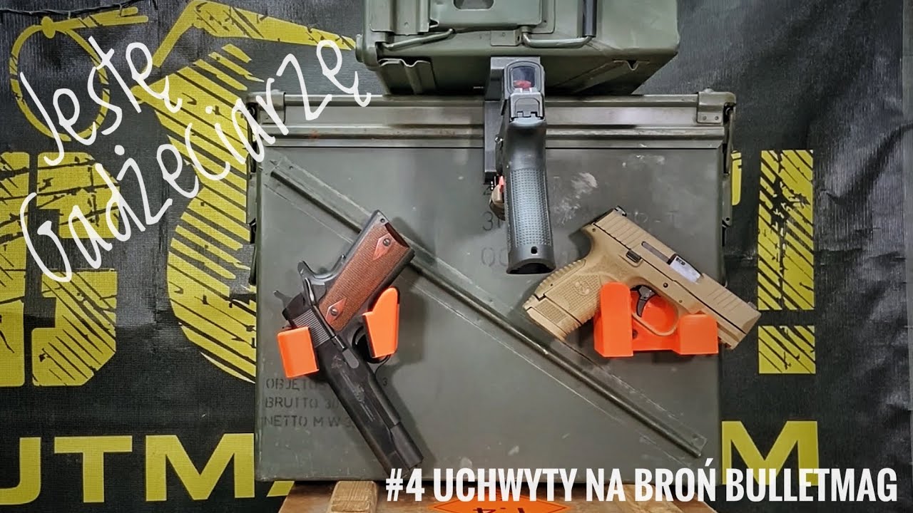 Jestę Gadżeciarzę #4 magnetyczne uchwyty na broń Bulletmag