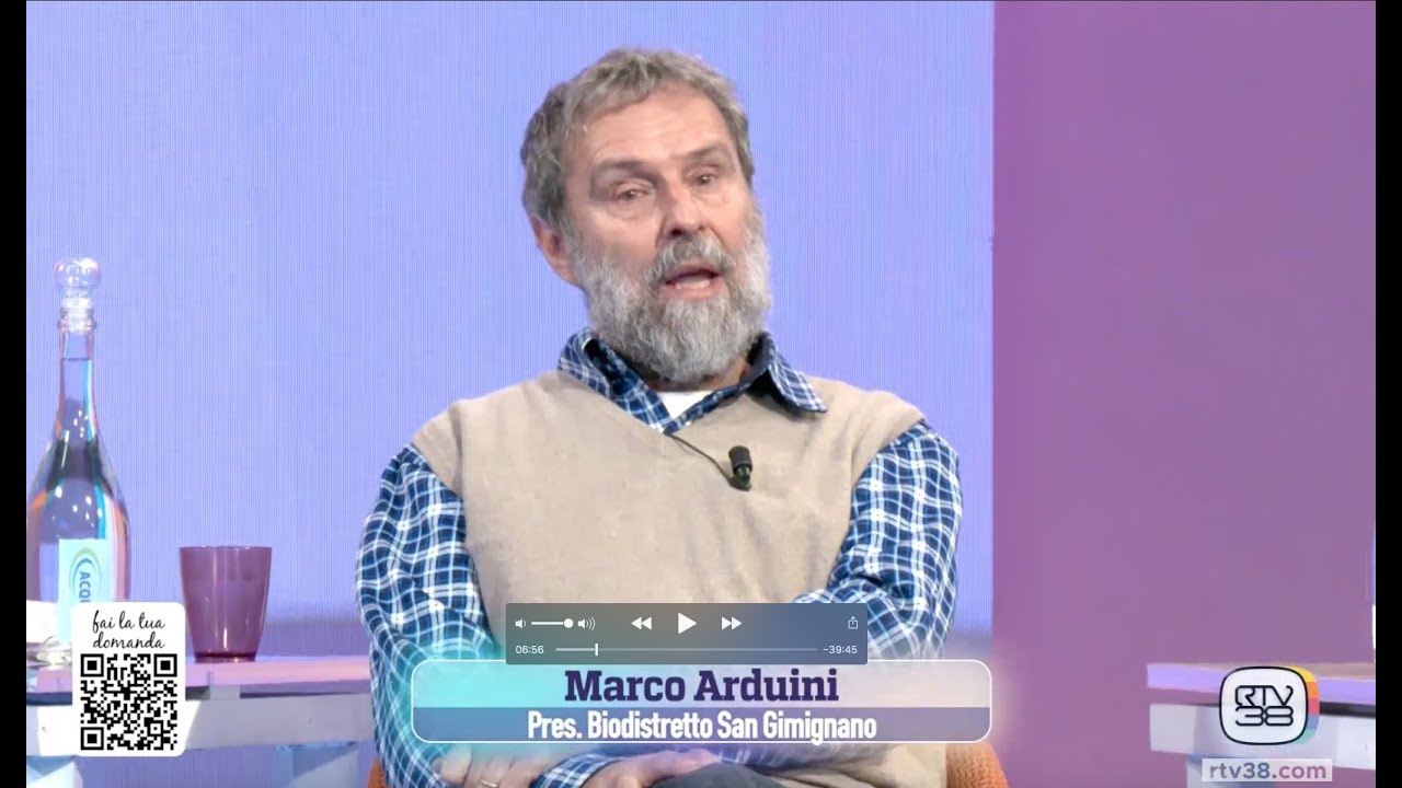 Il Biodistretto di San Gimignano si racconta a Rtv 38
