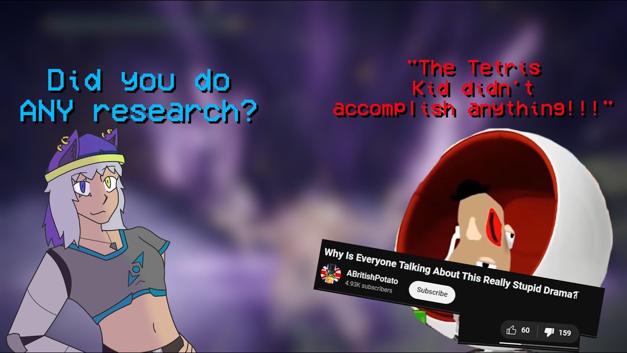 ABritishPotato shows how uninformed he is on the Tetris Kid