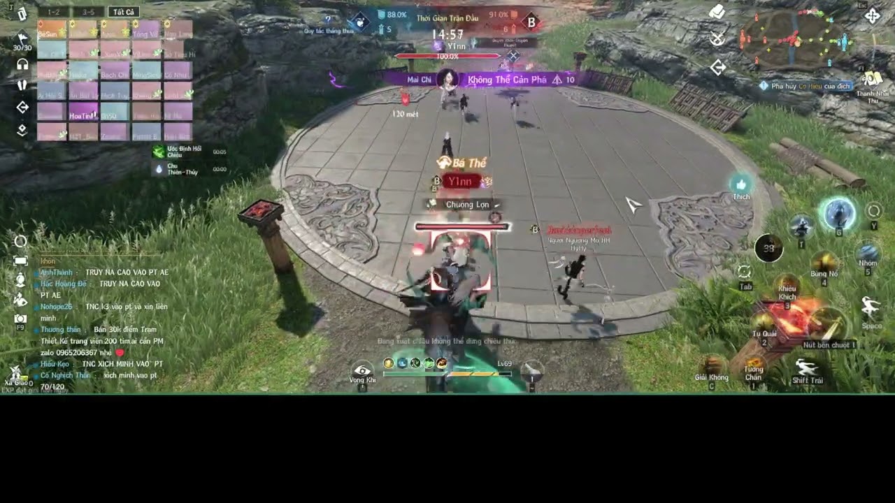 NGHỊCH THỦY HÀN VNG | Bang chiến : Nhà Báoo PVE - Tiệm Bánh