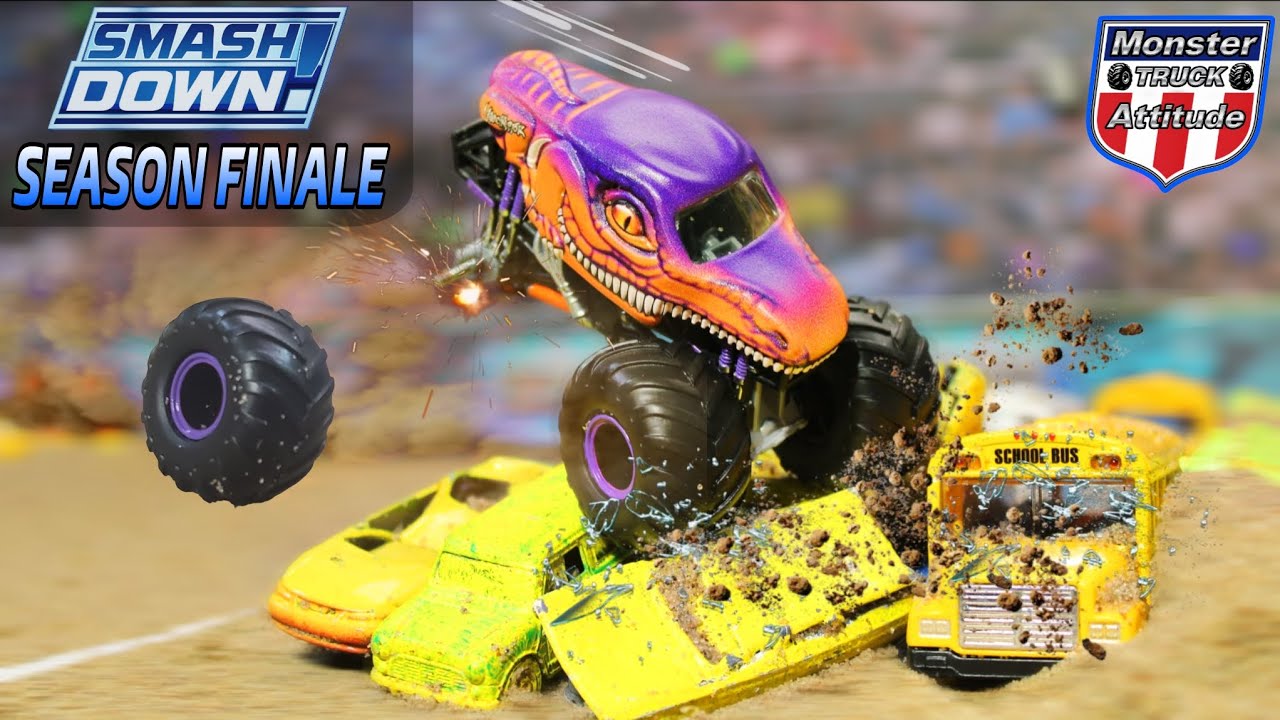 Big Crash! Diecast Toy Monster Truck Racing! | Smashdown Episode: 43 |