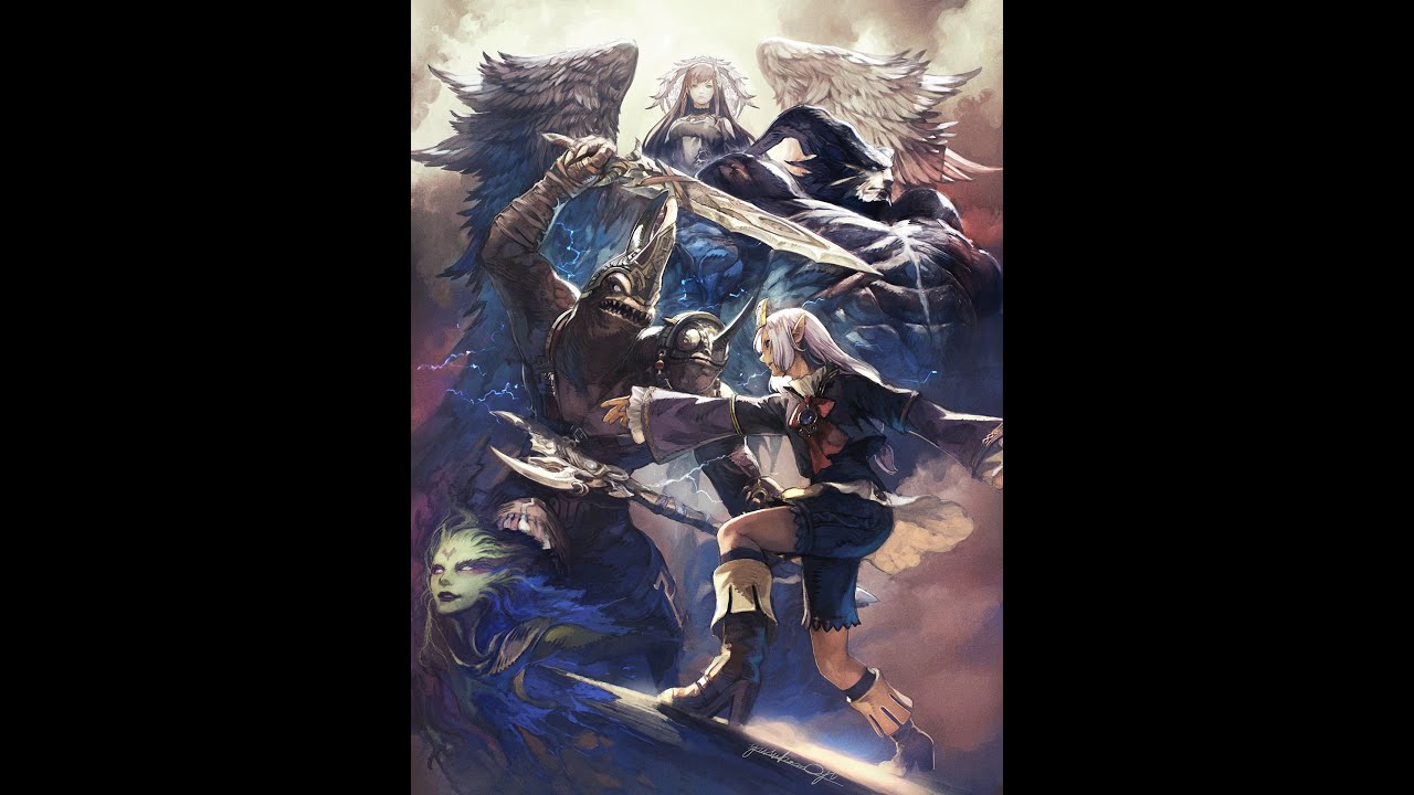 Ark Angels FFXIV OST — Fighters of the Crystal — BGM + EN Voice Only