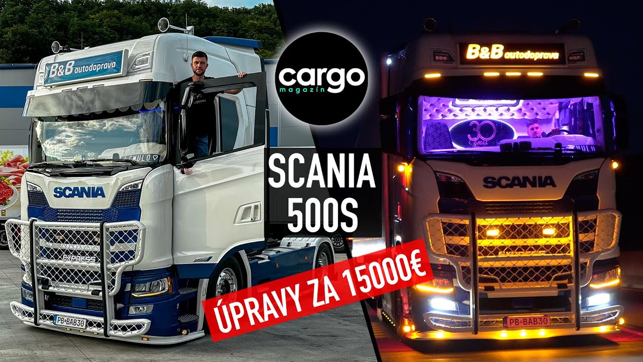 V&yacute;ročn&aacute; SCANIA 500s od B&B AUTODOPRAVA SLOVENSKO