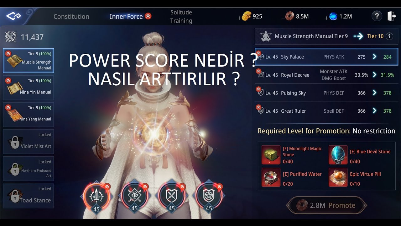 MİR4 POWER SCORE, YALANCI POWER SCORE NEDİR ? NASIL ARTTIRILIR ?