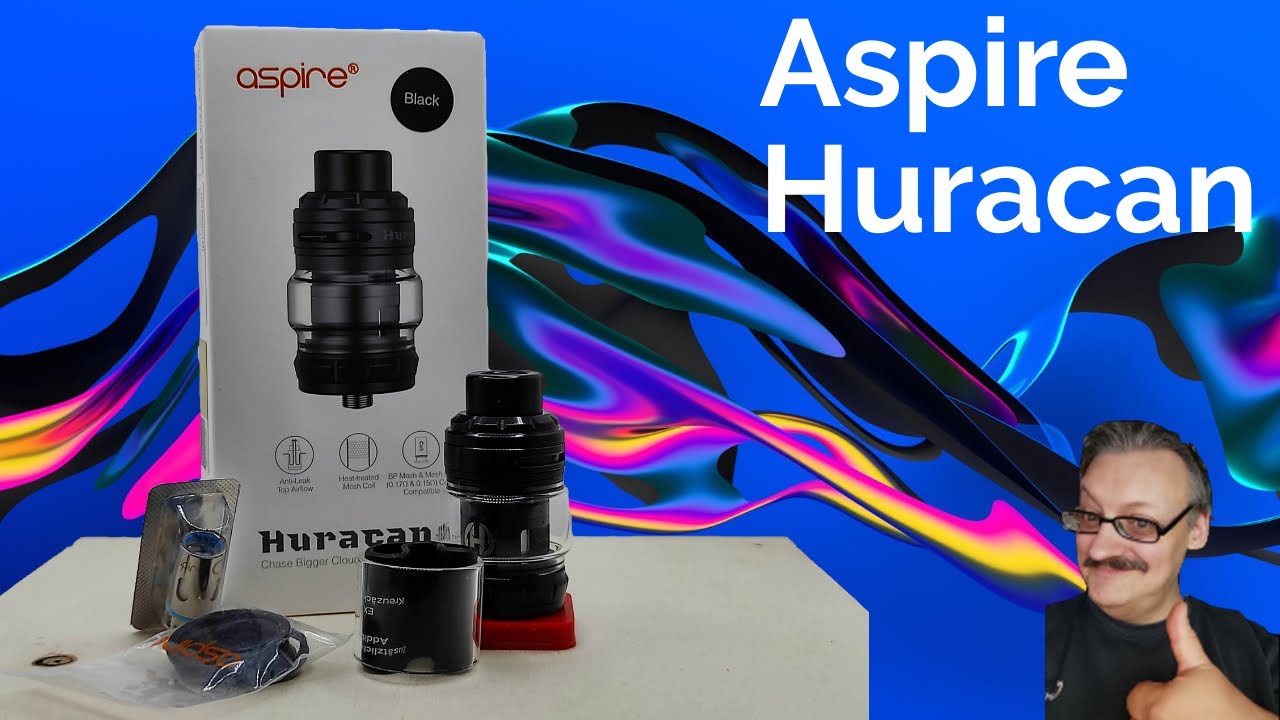 Aspire Huracan Verdampfer 6ml und Auslauf sicher. Unboxing Deutsch