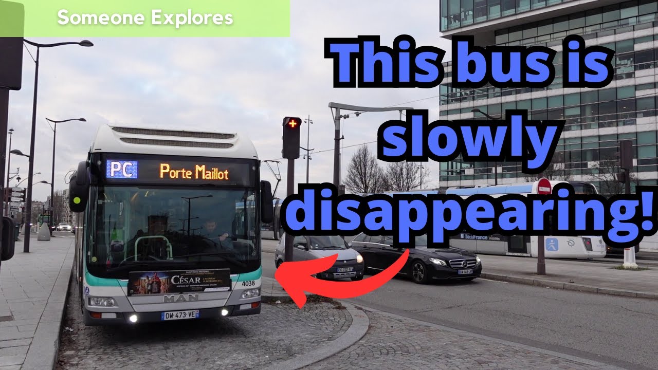 The Parisian Bus Route that is SLOWLY DISAPPEARING! | Route PC