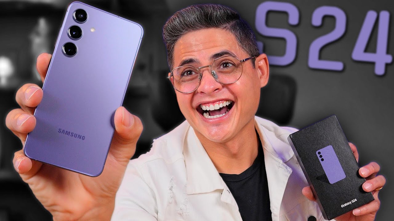 Galaxy S24 da SAMSUNG ainda VALE A PENA? Unboxing e Impressões