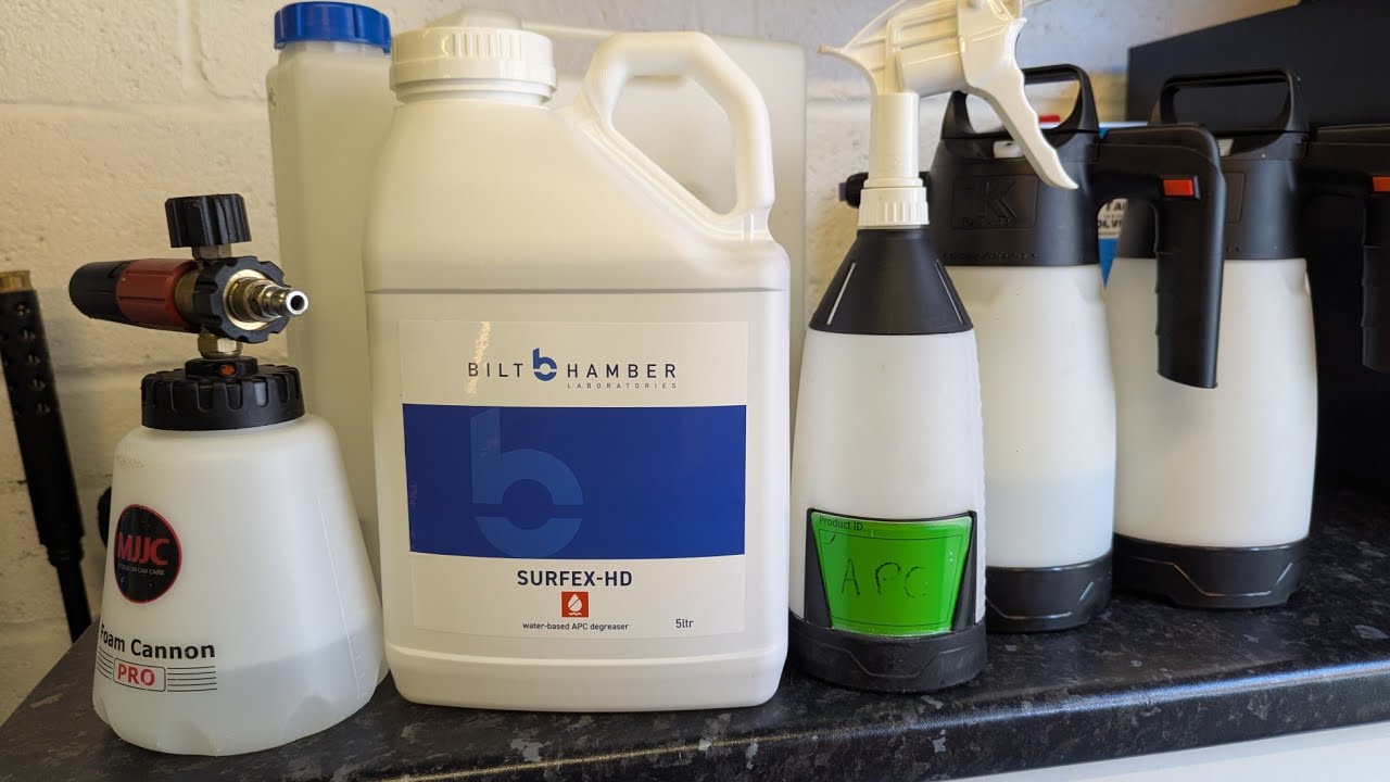 Bilt Hamber Surfex HD : Dilution Ratio Usage Guide for Various Detailing Tasks