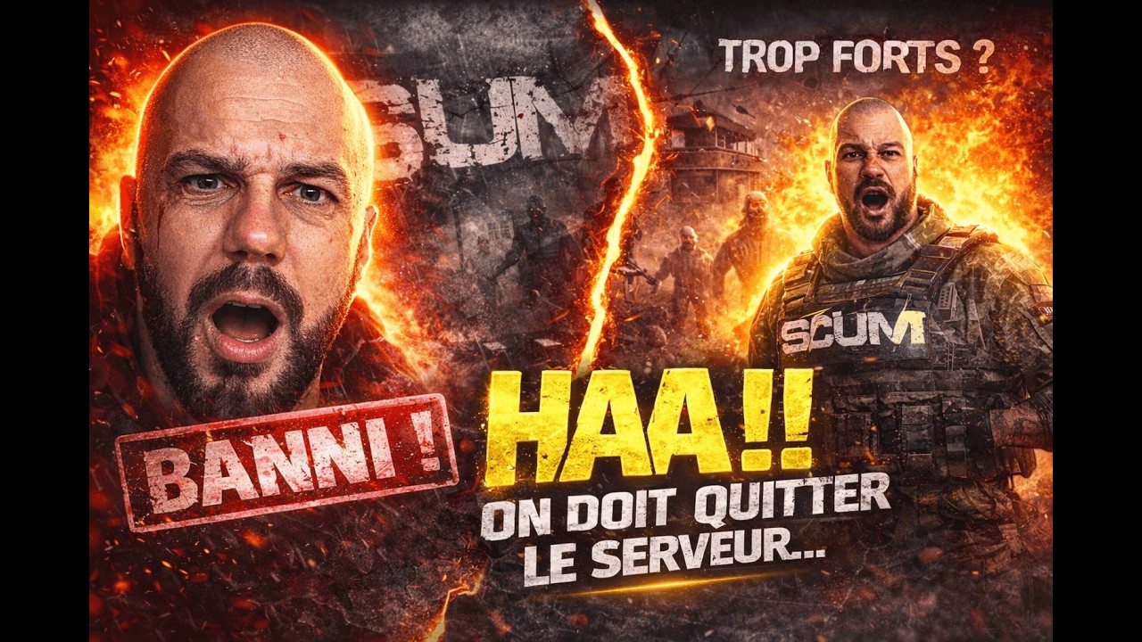 ON EST TROP FORT , ON DOIT QUITTER LE SERVEUR (BAN) SERVEUR : SCUMBLACK
