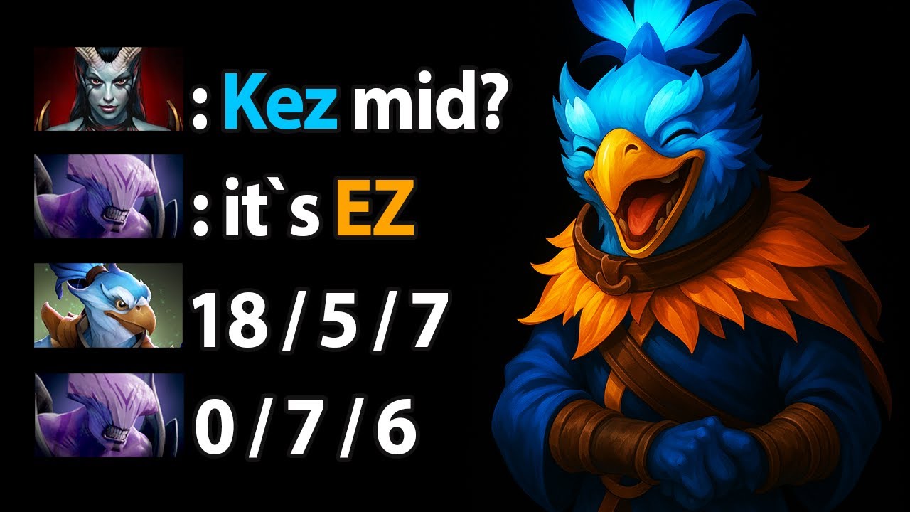 Kez Mid 7.39c Immortal Gameplay – The Best Build to Win Every Midlane