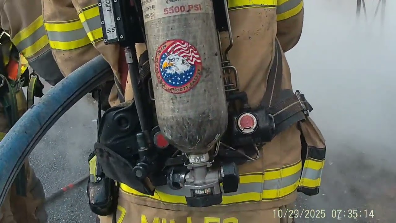 Harrisburg Squad 8- Mutual aid to Cumberland County, Lemoyne- House Fire