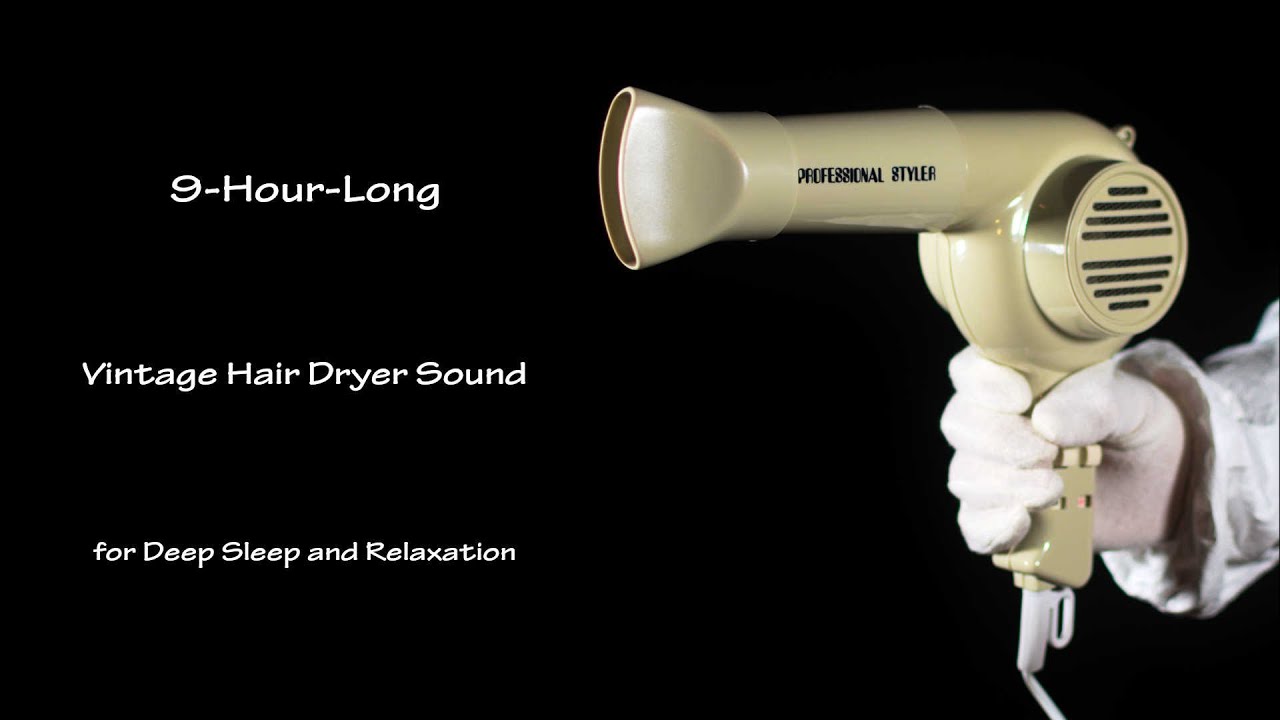 9-Hour-Long Binaural Lullaby for Deep Sleep | Visual ASMR | Vintage Hair Dryer Sound 312