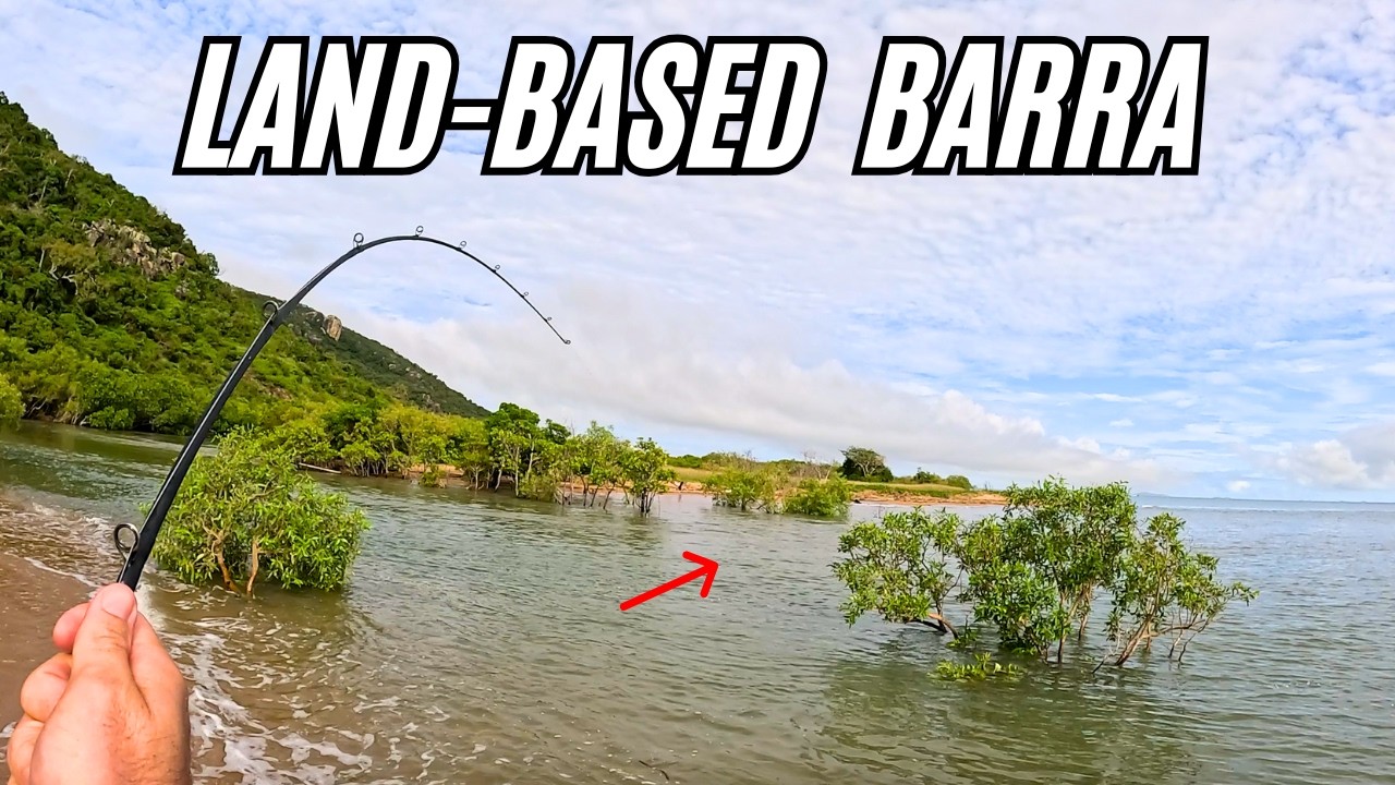 Land-Based Barra Fishing in Townsville on a King Tide