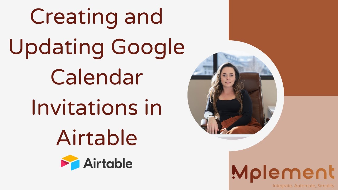 Creating and Updating Google Calendar Invitations in Airtable