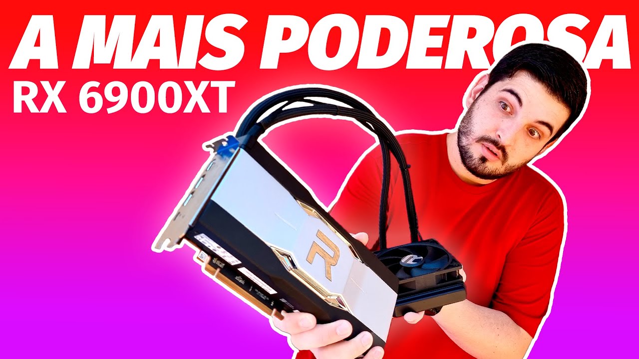 Radeon RX 6900XT refrigerada a ÁGUA? Conheça o modelo de referência MAIS RARO! Review Completo!