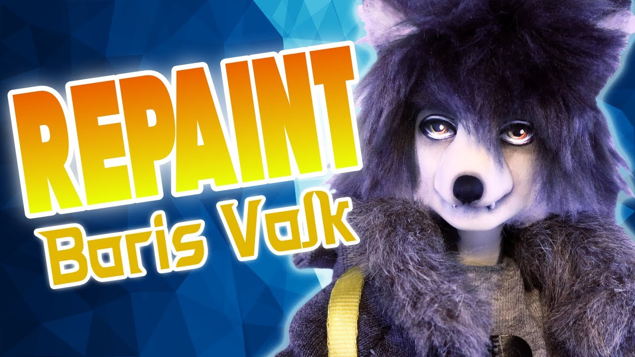 Boris Volk 🐺 Handmade Articulated Wolf Doll | Divus Doll Repaint!