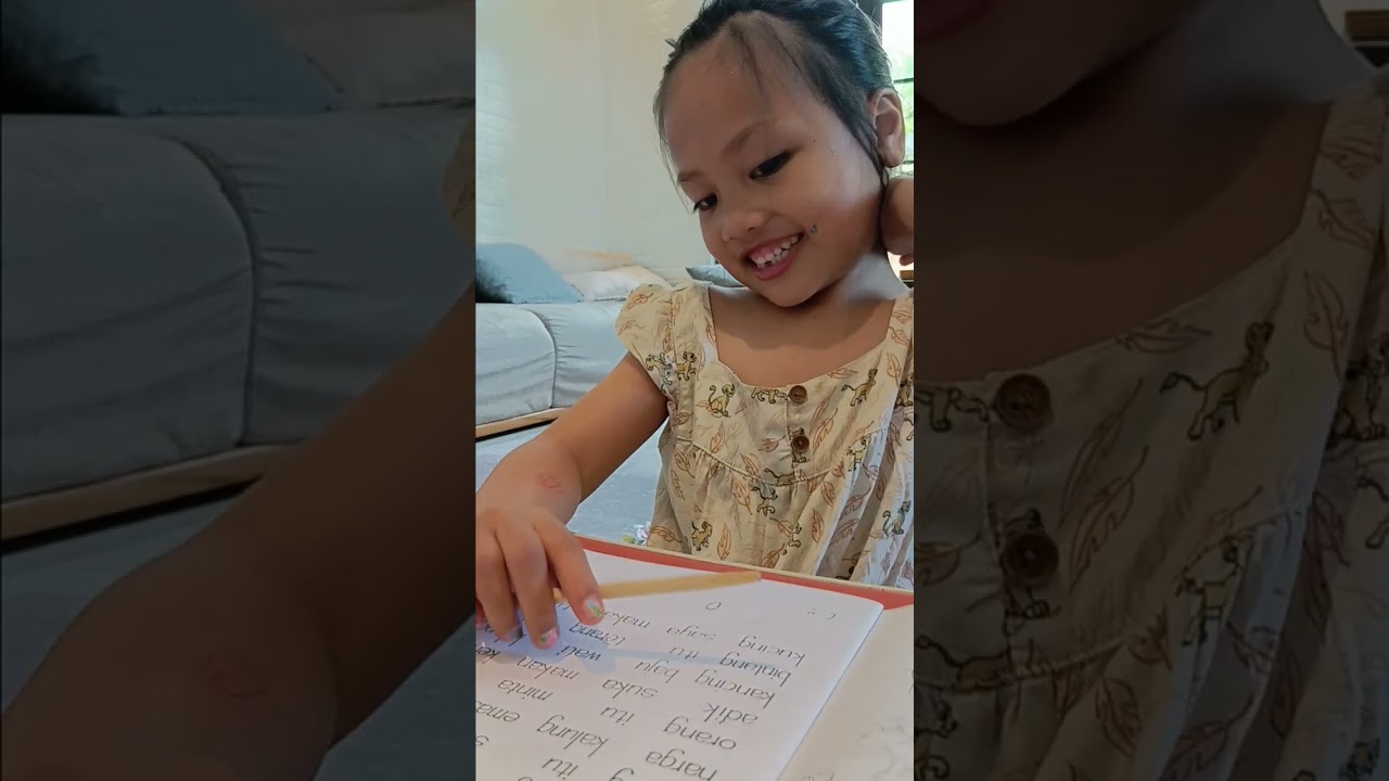 Latihan membaca Di bimbel griya baca kayon