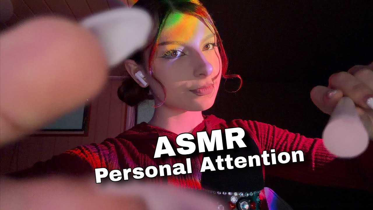 ASMR Personal Attention - Hair triggers, Hand Movements, Focus Games, Mouth Sounds