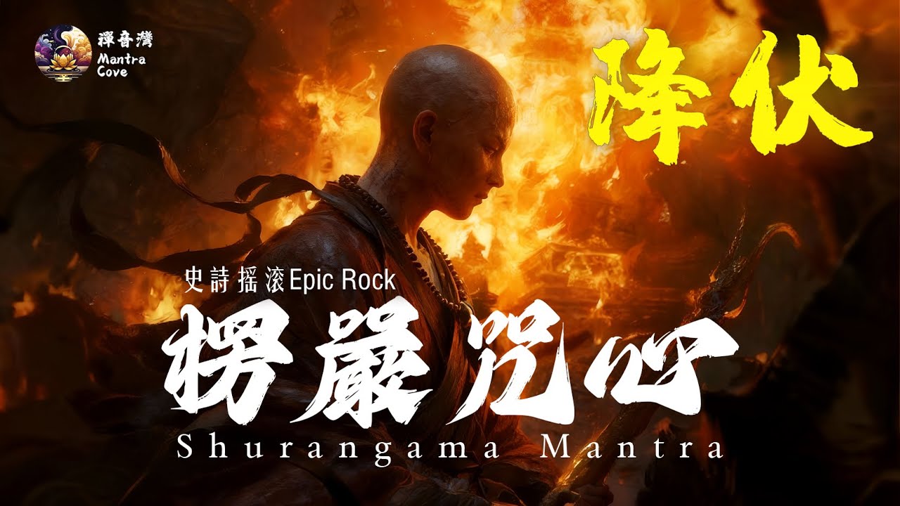 ⚡極強降魔定心咒｜楞嚴咒心【史詩搖滾版】破一切魔・立金剛界・護法守心 Epic Rock Version of the Śūraṅgama Mantra Heart