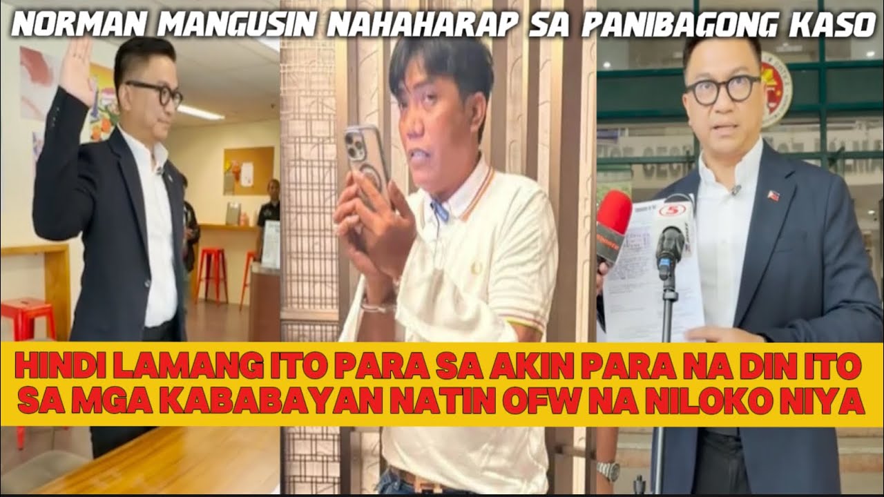 BREAKING NEWS! NORMAN MANGUSIN a.k.a FRANCIS LEO MARCOS  KINASUHAN NI COMMISIONER RAFAEL CALINISAN 
