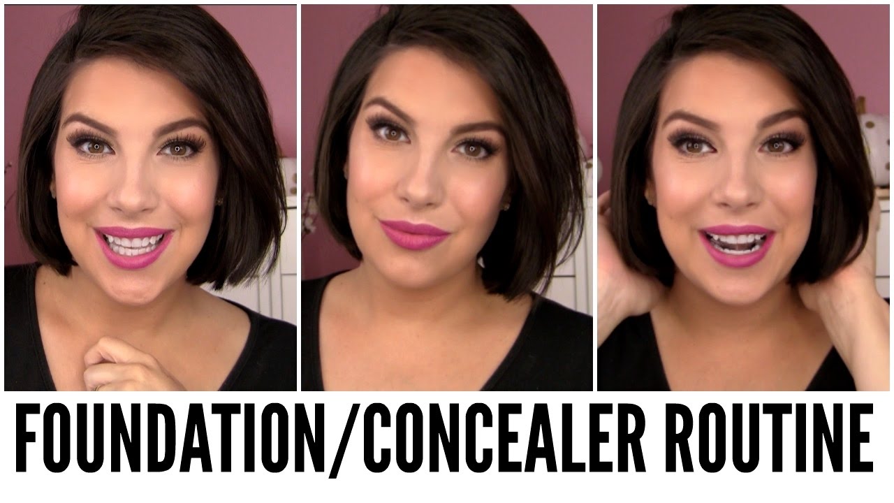Current Foundation/Concealer Routine + NEW HAIR!
