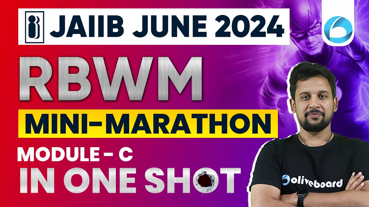 JAIIB RBWM Mini Marathon Module C | JAIIB June 2024 | JAIIB Retail Banking and Wealth Management