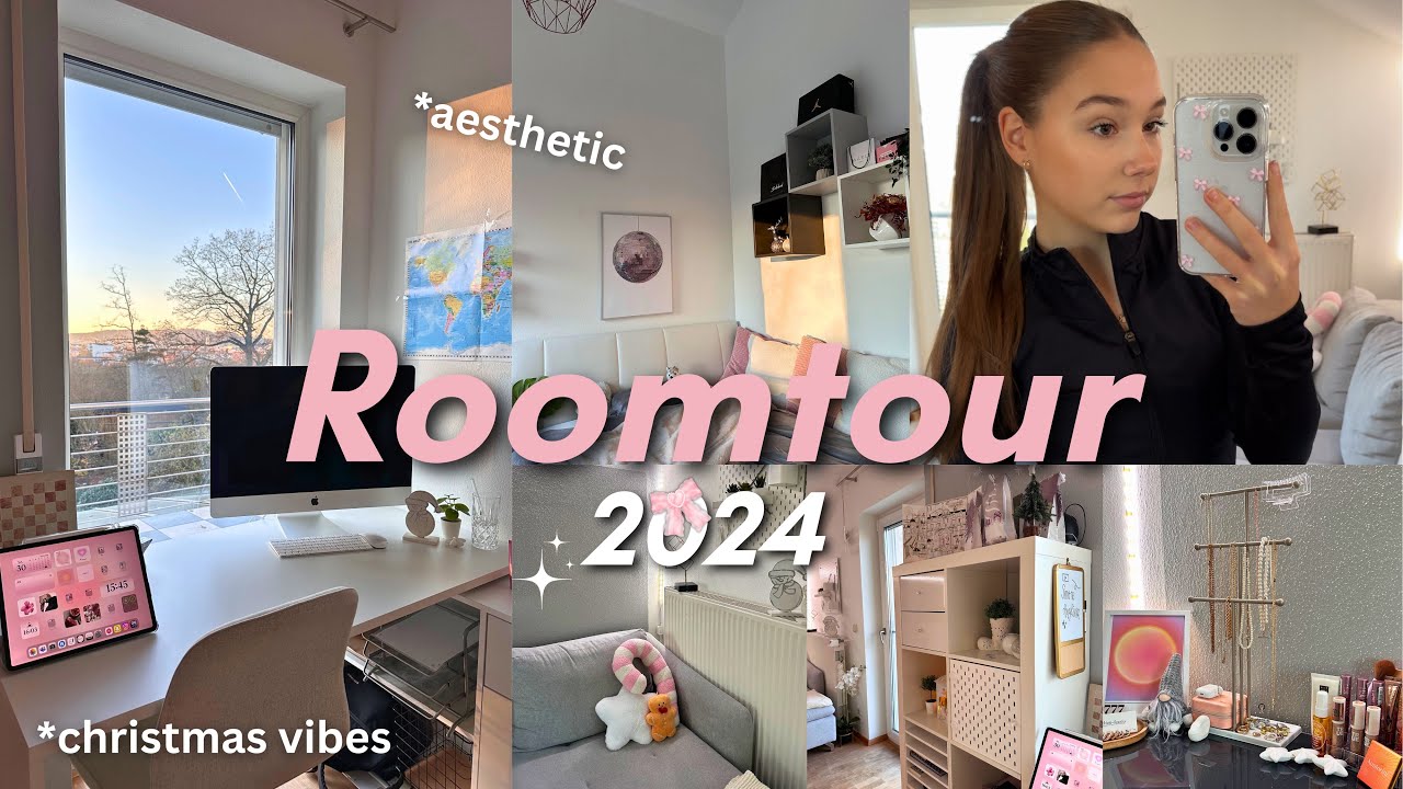 Aesthetic Room Tour 🛋️🎀✨ | Pinterest-inspired *Winter Edition 🎄