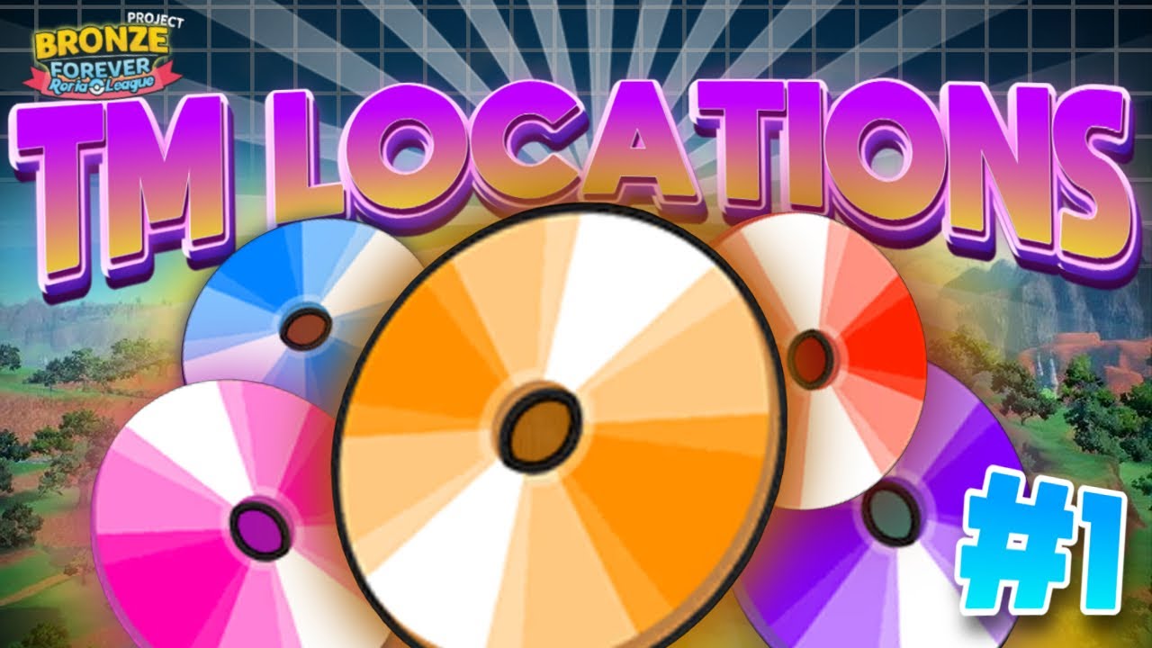 All TM Locations In PBF #1!!! | Pokémon Brick Bronze