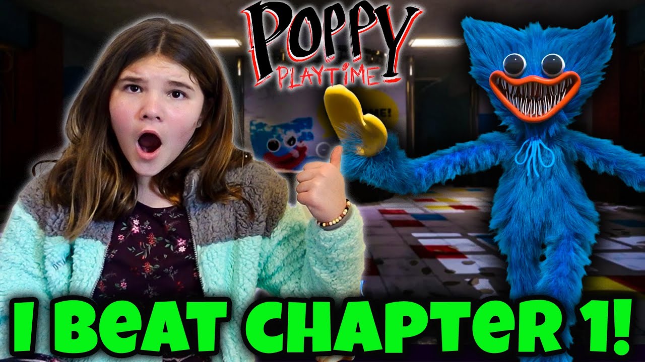 Poppy Playtime Chapter 1 Full Walkthrough And Ending! We Finally Beat Huggy Wuggy